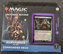 MTG Warhammer 40k- Necron Dynasties Commander Deck- Minor DMG - Free Shipping! - Image 1