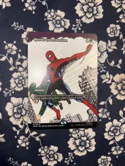 Heroic Intervention (Borderless) - Marvel Eternal-Legal (MAR) - MTG - NM - Image 1