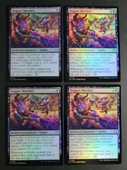 Boggart Mischief (X4 Foil) Uncommon MTG Lorwyn Eclipsed - Image 1