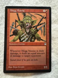 MTG - Mogg Maniac - Never Played! - Stronghold - NM+ - Uncommon - EN - Regular - Image 1