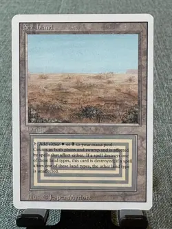 MTG Scrubland - Revised Edition Rare Land Magic The Gathering NM - Image 1