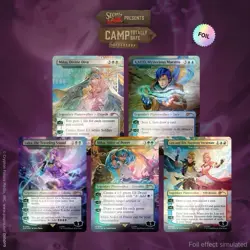Magic MTG Secret Lair Hatsune Miku Electric Entourage English Rainbow Foil - New - Image 1