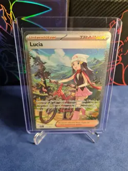 Pokemon Lucia • 129/094 • Fatale Flammen • Illustration Rare • Deutsch • NM - Image 1
