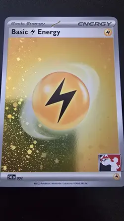 Basic Lightning Energy (Cosmos Holo) 004 Sve: Play Pokemon Stamp Energies Holo - Image 1