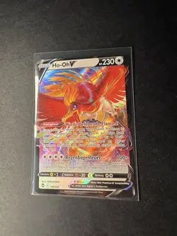 Ho-Oh V 140/195 Silberne Sturmwinde Deutsch NM Pokemon - Image 2