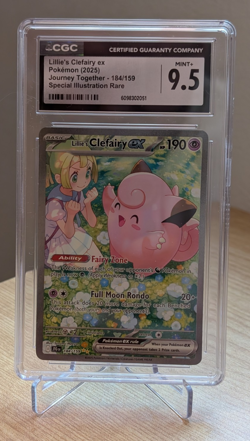 Pokemon - Lillie’s Clefairy EX 184/159 | CGC 9.5 | Journey Together | SIR - Image 3