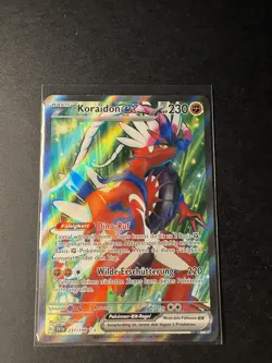 Pokemon Koraidon EX Full Art | Deutsch 231/198 Karmesin & Purpur | Near Mint - Image 1