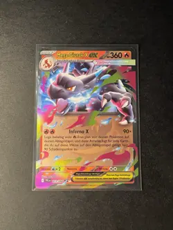 Pokemon Karte Mega-Glurak X ex Fatale Flammen 013/094 PFL Deutsch - Image 1