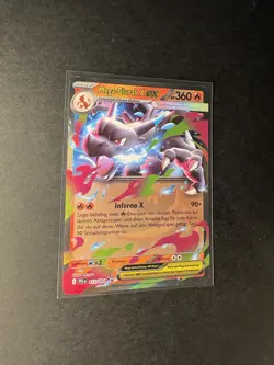 Pokemon Karte Mega-Glurak X ex Fatale Flammen 013/094 PFL Deutsch - Image 3
