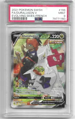 CARTE POKEMON DURALUGON V 198/203 220 PV EPEE ET BOUCLIER EVOLUTION CELESTE GRAD - Image 1