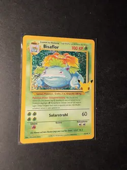 Pokemon Bisaflor HOLO | Deutsch 15/102 Celebrations | 25th Anniversary | NM - Image 3