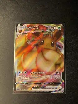 Pokemon TCG Eevee V Max SWSH 087 Black Star Promo Near Mint English - Image 1