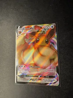 Pokemon TCG Eevee V Max SWSH 087 Black Star Promo Near Mint English - Image 2