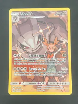 CARTE POKEMON STEELIX 247/236 FR ULTRA RARE SL ECLIPSE COSMIQUE - NEUF - Image 1