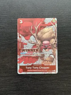 Tony Tony.Chopper OP04-010 Tournament Winner Promo One Piece Card English NM - Image 1