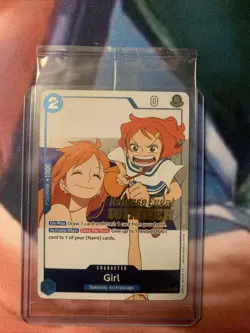Girl (OP14 Release Event Winner) - One Piece Promotion Card P-096 + Girl Promo - Image 1