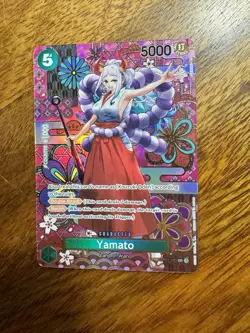 One Piece CCG AA Yamato SP SEC OP01-121 OP05 English NM - Image 1