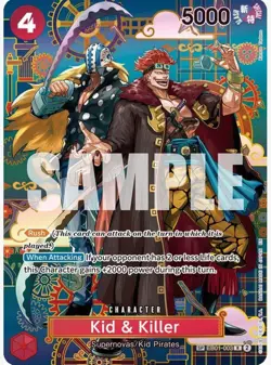 One Piece TCG Kid & Killer EB01-003 SP Alternate Art - Image 1