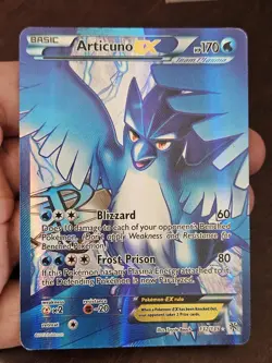 Articuno EX Team Plasma Full Art 132/135 Plasma Storm Holo Pokemon Card - Image 1
