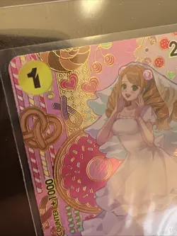 Charlotte Pudding OP03-112 SP Two Legends OP-08 One Piece Card Game NM English - Image 2