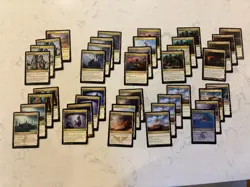 Magic the Gathering MTG Tri-lands Lot 40 Cards Complete Set - Image 1