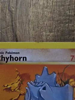 Rhyhorn 1st Edition - #61/64 - Jungle Set 1999 - Pokemon Card - Excellent+ - Image 3