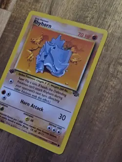 Rhyhorn 1st Edition - #61/64 - Jungle Set 1999 - Pokemon Card - Excellent+ - Image 5
