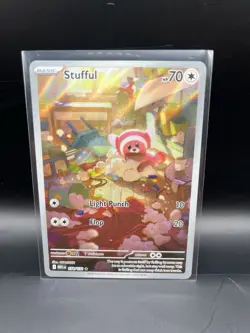 Stufful IR 154/132 MEG Mega Evolution Pokemon Card TCG - NM Near Mint - Image 1