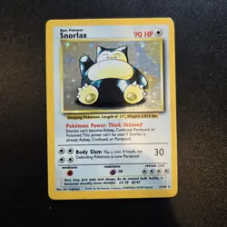 Pokemon Card - Snorlax Jungle Set Holo 11/64 WOTC Vintage No Symbol Error - Image 1