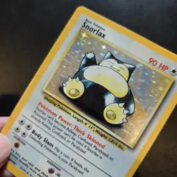 Pokemon Card - Snorlax Jungle Set Holo 11/64 WOTC Vintage No Symbol Error - Image 2