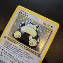 Pokemon Card - Snorlax Jungle Set Holo 11/64 WOTC Vintage 1st Edition - Image 3