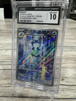 CGC 10 Poliwhirl 176/165 Scarlet & Violet 151 Set GEM MINT English Pokemon Card - Image 2