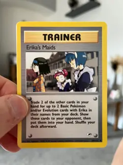 Erika's Maids Pokemon Trading Card 122/132 Gym Heroes Lightly Played - Image 1
