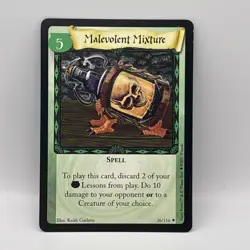 Harry Potter TCG - Rare "Malevolent Mixture" Card 26/116 - Image 1