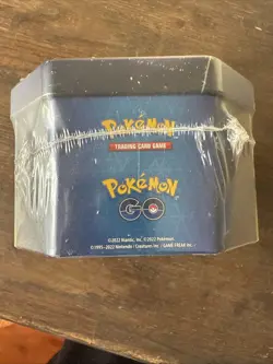 Pikachu Pokemon Go Tin English TCG Card Game Sword and Shield New SEALED - Image 5