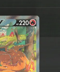 Charizard V SWSH260 Sword & Shield Full Art Black Star Promo Pokemon Card NM - Image 4