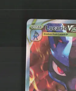 Lucario VSTAR SWSH291 Sword & Shield Full Art Black Star Promo Pokemon Card NM - Image 3