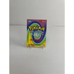 Bulbasaur - Rainbow Holofoil - Pokemon Topps Card - E1 Of 12 - Blue Logo - Image 2