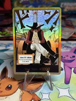 DON!! Card Gold Frame Mihawk OP14 - The Azure Sea's Seven | One Piece Card Game - Image 1