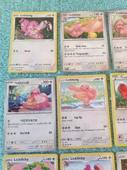 LICKITUNG & LICKILICKY BUNDLE OF POKEMON CARDS - Image 2