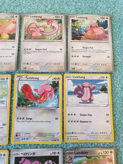 LICKITUNG & LICKILICKY BUNDLE OF POKEMON CARDS - Image 3