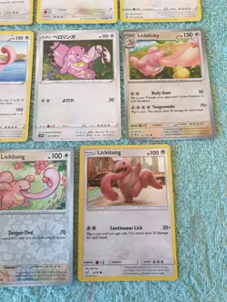 LICKITUNG & LICKILICKY BUNDLE OF POKEMON CARDS - Image 5