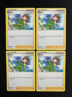 4x Honey 142/198 - Uncommon Trainer Card - Pokemon Chilling Reign - NM/M - Image 1