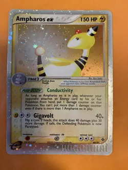 Pokemon TCG Ampharos EX Holo Card 89/97 Ultra Rare, EX Dragon - Image 1