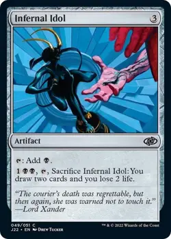 Infernal Idol C Jumpstart 2022 49 NM - Image 1