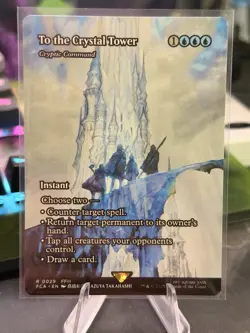 To the Crystal Tower - Cryptic Command (Showcase) Final Fantasy MTG NM - Image 1