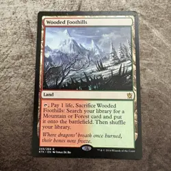 Wooded Foothills - Khans of Tarkir - MTG Magic the Gathering - MP - Image 1