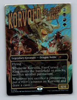1x FOIL Korvold, Fae-Cursed King (1625) Secret Lair Drop SLD MTG Magic NM - Image 1