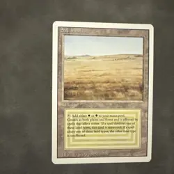 Magic the Gathering Savannah Dual Land, Revised Edition, English - Image 1