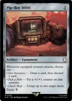 MTG Pip-Boy 3000 (140) | NM | Universes Beyond: Fallout {PIP} - Image 1